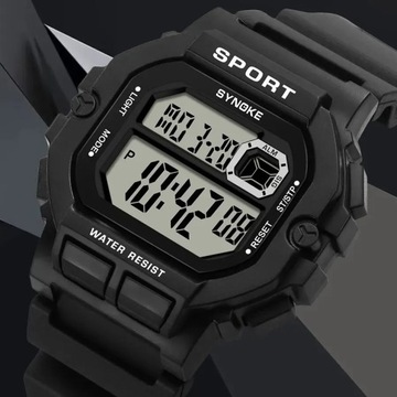 Zegarek elektroniczny cyfrowy Synoke WR50 sportowy