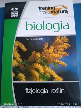 Biologia fizjologia roślin. Barbara Bukala