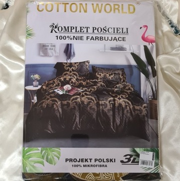 Nowy komplet pościeli Cotton World 160cm×200cm