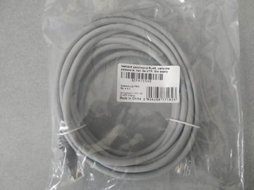 KABEL SIECIOWY PATCHCORD UTP CAT 5E 5M RJ45 LAN