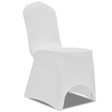 Pokrowiec WYNAJEM biały elastyczny na krzesło 