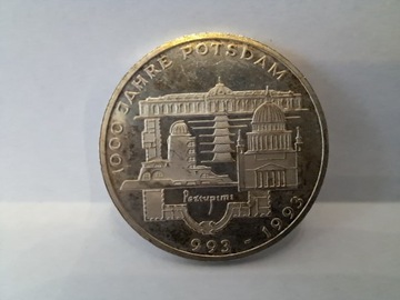  Srebrna moneta  10 marek z 1993 r. 