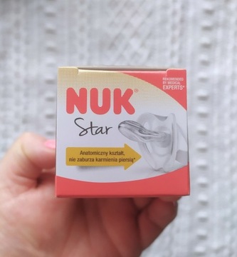 NUK Star smoczek uspokajający 0-6 m