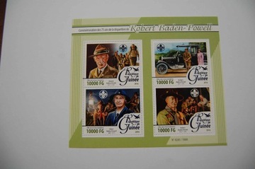 Gwinea Mi 11583-86** Robert Baden Powell /ms/