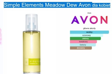 Avon Simple Elements Meadow Dew 30 ml unikat