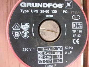 Pompa do C.O. Grundfos UPS 25-60 130 