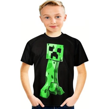 T-shirt Koszulka MINECRAFT Steve Creeper 152 12 l