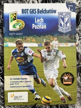 Program meczowy GKS Bełchatów - Lech Poznań 