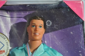 lalka BARBIE OLYMPIC USA SKATER KEN mattel 1997