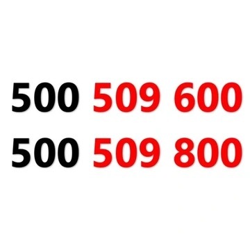 500 509 600 + 500 509 800 ZŁOTY NUMER SIM VAT 23