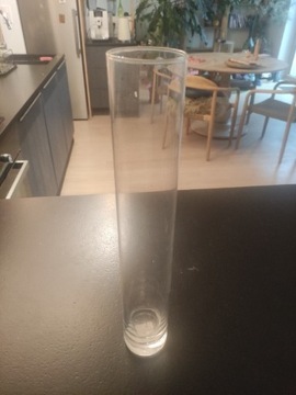 Wazon szklany rurka 40 cm