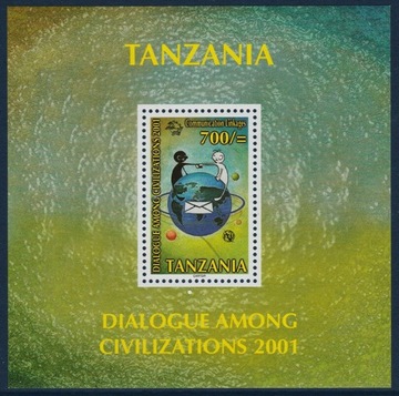 Tanzania 2001 BL 533 ** Dialog Wspólne Wydanie