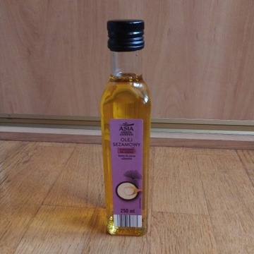 Olej sezamowy tłoczony na zimno 250 ml Asia Green
