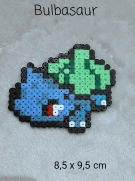 BULBASAUR POKEMON magnesy FIGURKI z koralików Hama