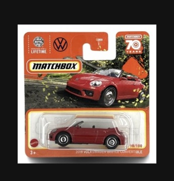 Matchbox - 2019 Volkswagen Beetle Convertible NOWY