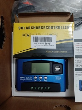 Solarny regulator ładowania 60A LCD USB