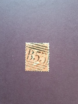 Mauritius SG 61 kas.3d red 1863-72r QV