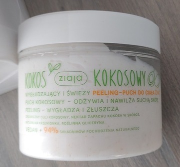 ZIAJA KOKOS KOKOSOWY Peeling-puch do ciała 270 ml