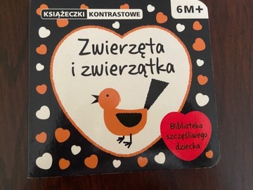 Książeczki kontrastowe 6 m+ Zwierzęta i zwierzątka