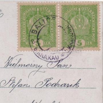 Balice koło Krakowa - kartka z 1916 roku