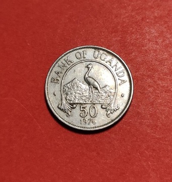 Moneta 50 centów 1976, Uganda