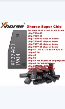 Xt27a uniwersalny transponder chip Xhorse 10 szt