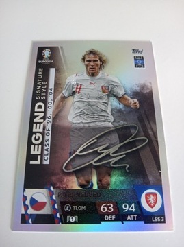 Match Attax Euro 2024 Legend Signature Nedved