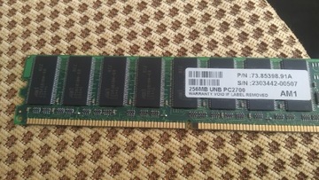 256mb unb pc2700 DDR am1