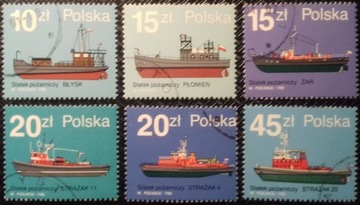 Polska Fi  3036-3041 Statki Pozarnicze