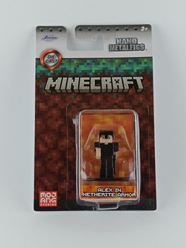 Figurka Minecraft - Alex w zbroi z Netherytu