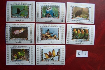 Umm Al Qiwain 1972 MNH Ptaki WYBIERAJ