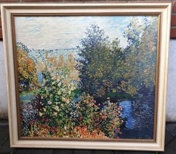 Obraz Claude Monet Fragment ogrodu w Montgeron