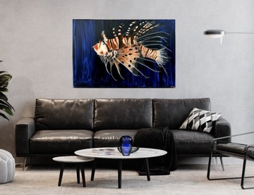 Nowoczesny obraz na płótnie "Lionfish" 60x90