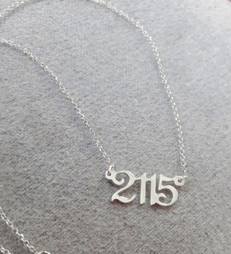Nowy srebrny 925 choker naszyjnik inspirowany 2115