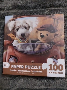 Puzzle pieski 100 szt