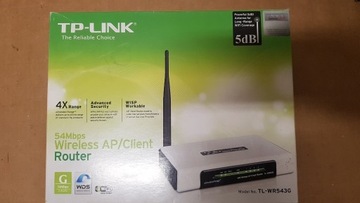 Router TP-Link TL-WR543G Wi-Fi LAN WAN