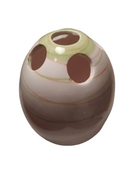 Wazon ceramiczny w kształcie jajka