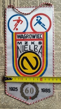 Proporczyk Nielba Wągrowiec PRL 1985