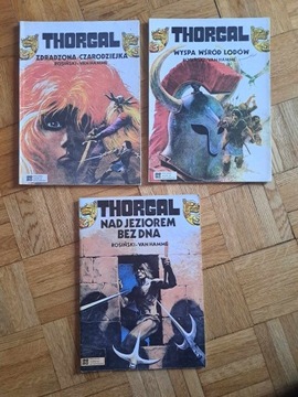 Thorgal 1-3 I wydanie KWA 1988 i 1989