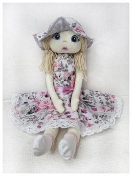 Lalka lala szmaciana haftowana 