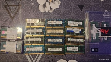 Pamięci ram laptopowe DDR4/DDR3/DDR2
