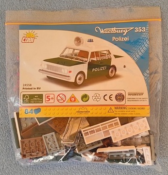 Klocki COBI 24558 - Wartburg 353 Polizei