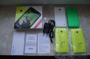 jak nowa Nokia Lumia 630 bez simlocka + 4 panele