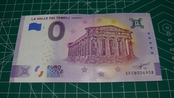 Banknot 0 Euro La Valle Dei Templi 2020-1 Anniver.