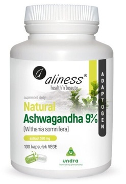 Ashwagandha aliness 100 kaps 