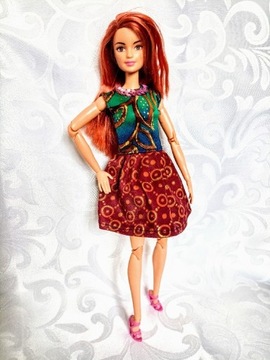 Sukienka wzory ubranka dla lalki Barbie handmade 