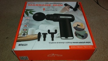 Media-Tech Pistolet do masażu MASSAGE GUN MT6521