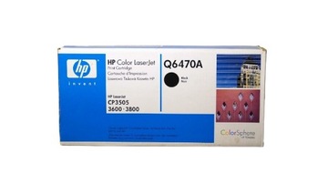 Oryginalny Toner HP Color Laserjet Q6470A Black