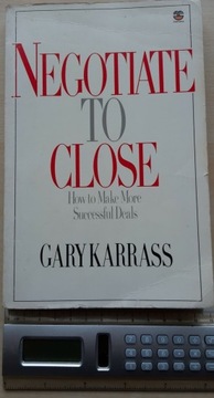 Negotiate to Close Garry Karrass miękka oprawa