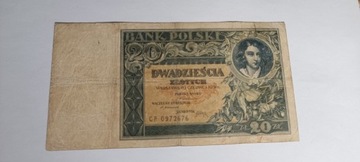 Banknot 20 złotych 1931